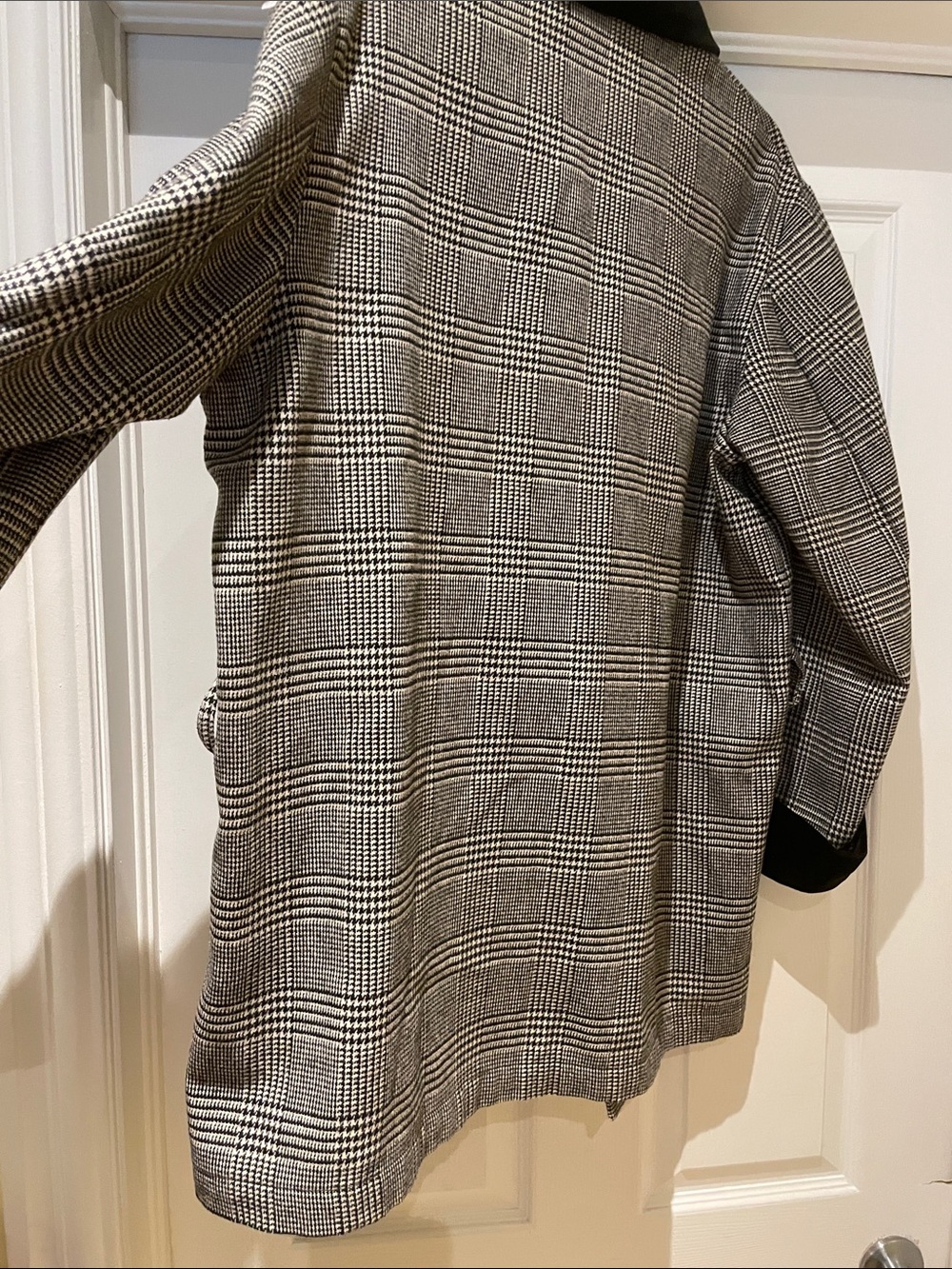 Dior Archive Robe/ Blazer Black and White Glen Plaid Dark Academia Dandy - Picture 5 of 6